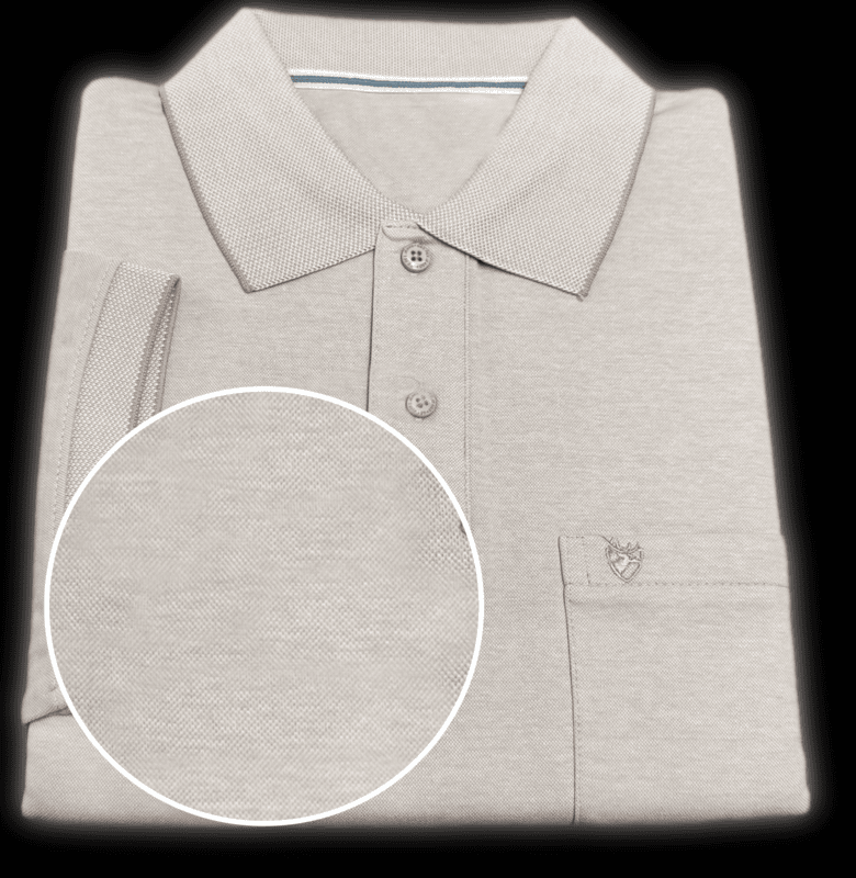 Brown Self Design Tshirt