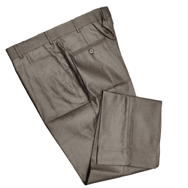 BROWN SELF DESIGN PANT