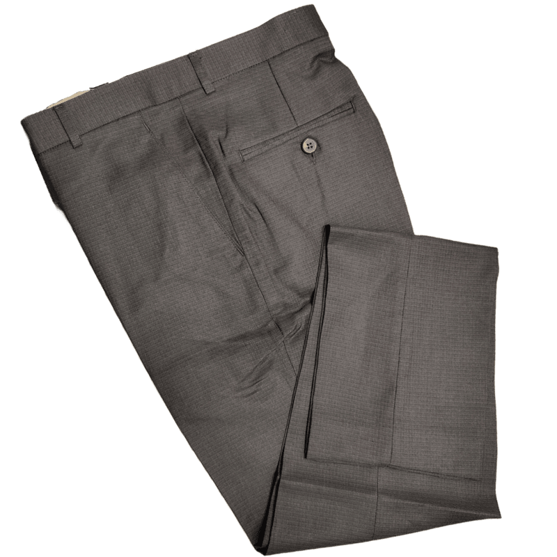 BROWN SELF DESIGN PANT