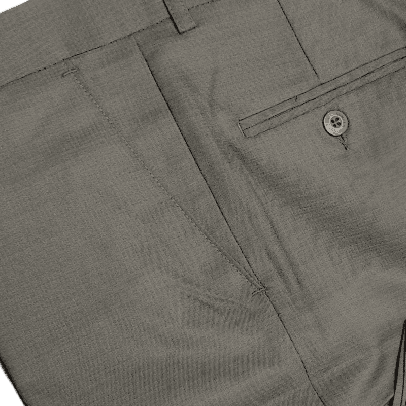 BROWN SELF DESIGN PANT