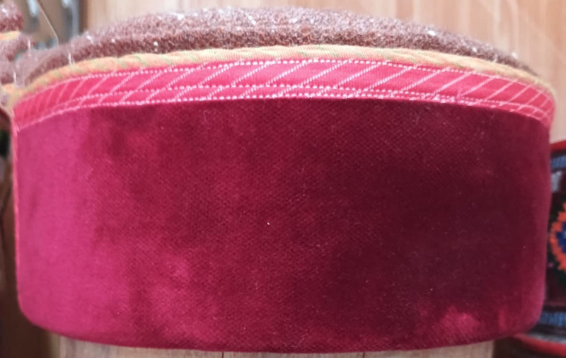 Brown Woolan cap