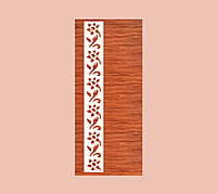 WPC Solid Jali Bathroom Doors DWBD003