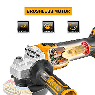 INGCO Cordless Angle Grinder CAGLI2210031 INGCO Cordless Angle Grinder CAGLI2210031