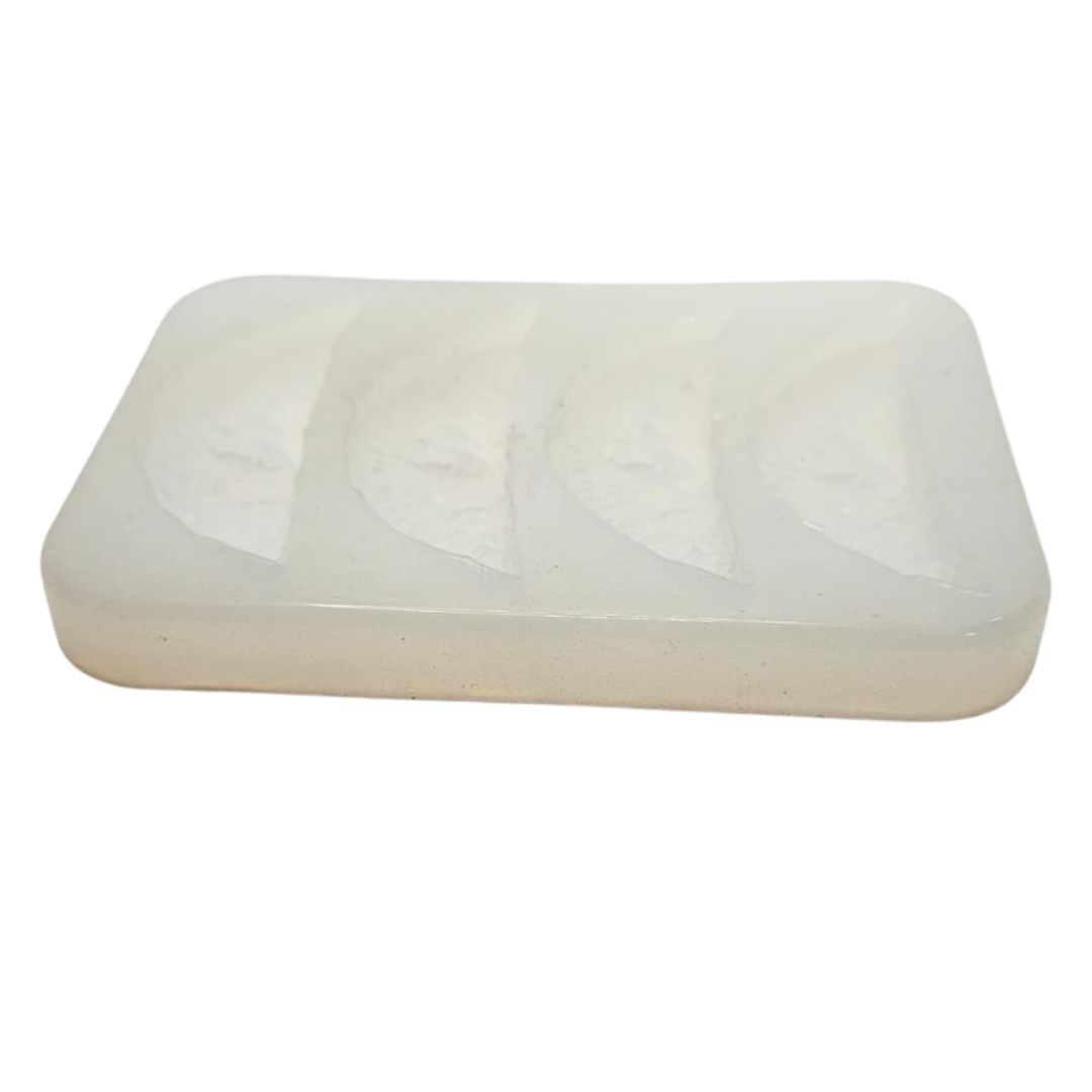 Silicon Mold Candle Orange Slice 4 Cavity