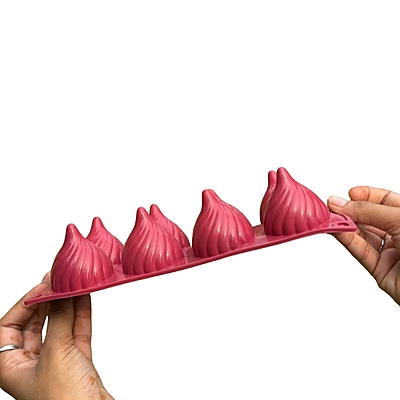 Silicon Mold Candle Modak - 8 Cavity
