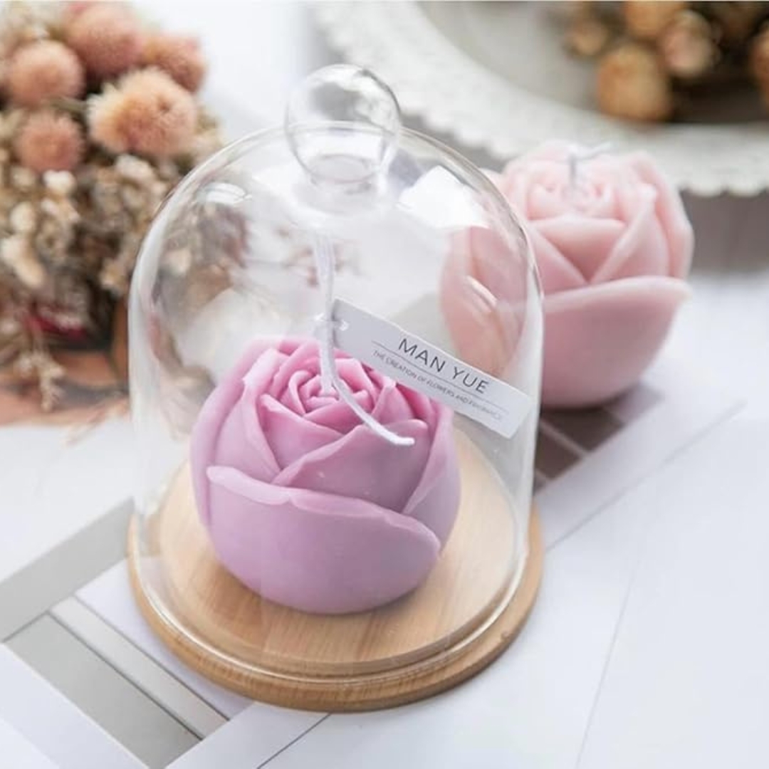 Silicon Mold Candle Rose Bud Big Flower Silicon Mold Candle Rose Bud Big Flower