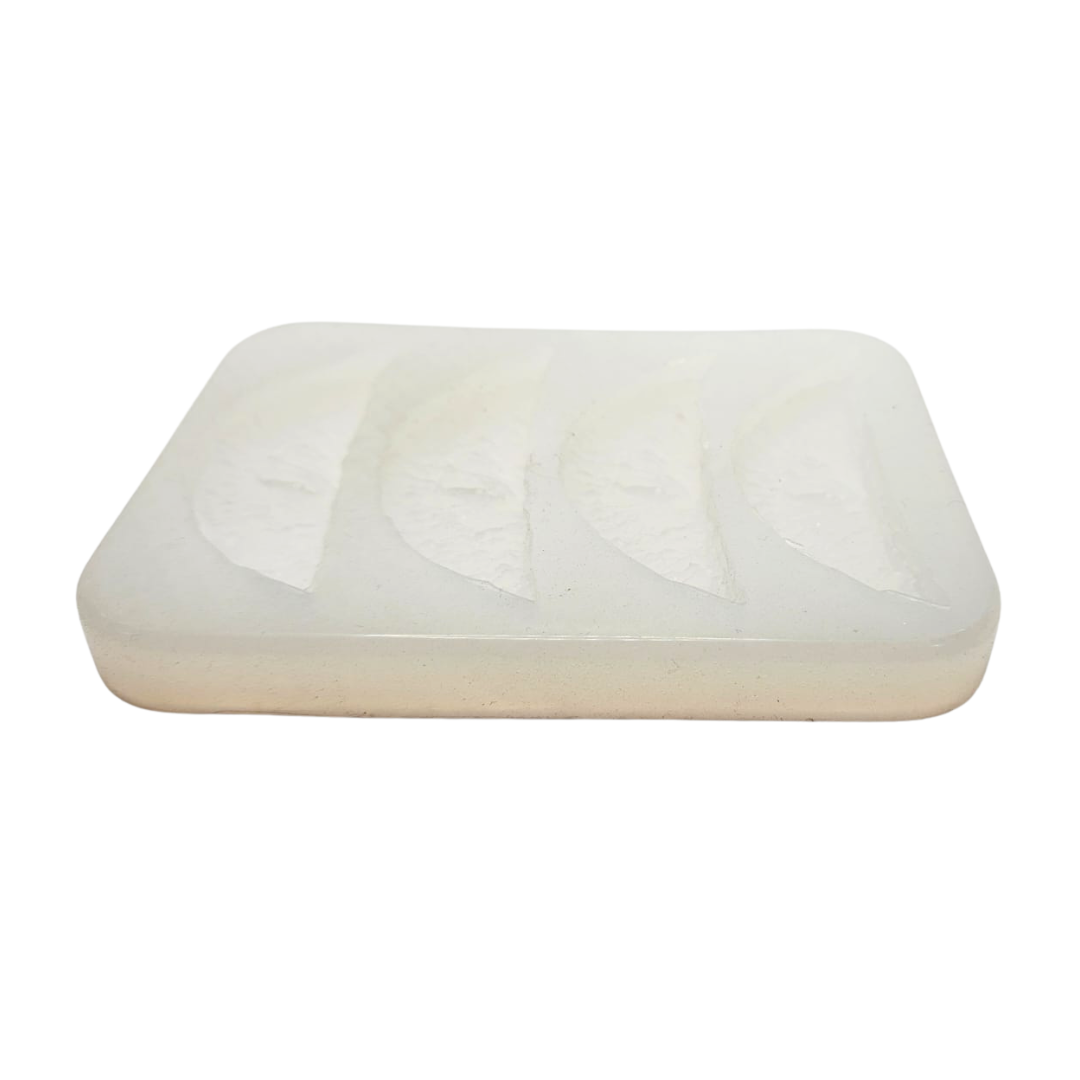 Silicon Mold Candle Orange Slice 4 Cavity