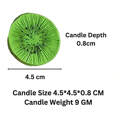 Silicon Mold Candle Kiwi Slice