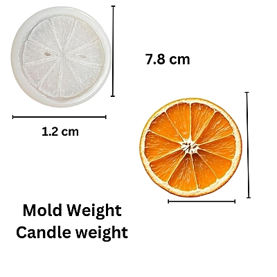 Silicon Mold Candle Kiwi Slice