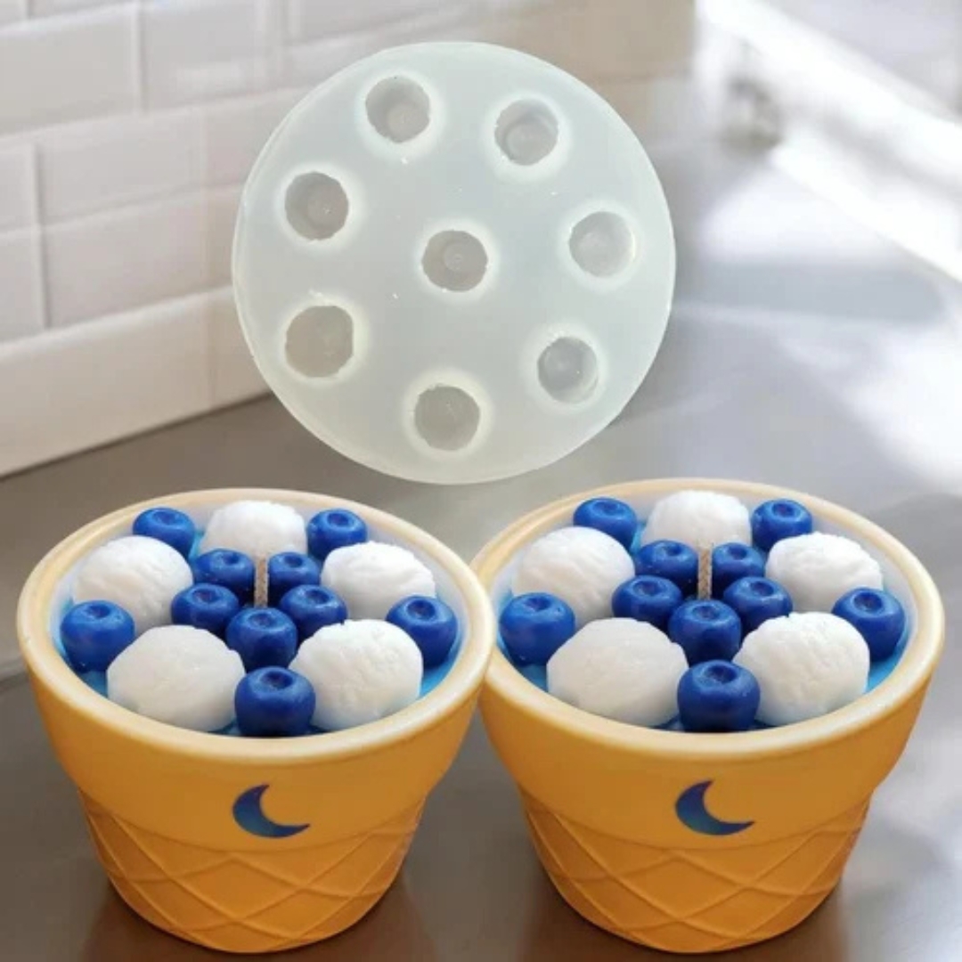 Silicon Mold Candle Blueberry 8 Cavity Silicon Mold Candle Blueberry 8 Cavity