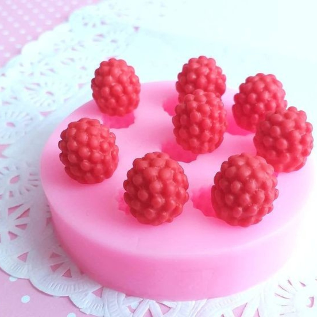 Silicon Mold Candle Raspberry - 8 Cavity
