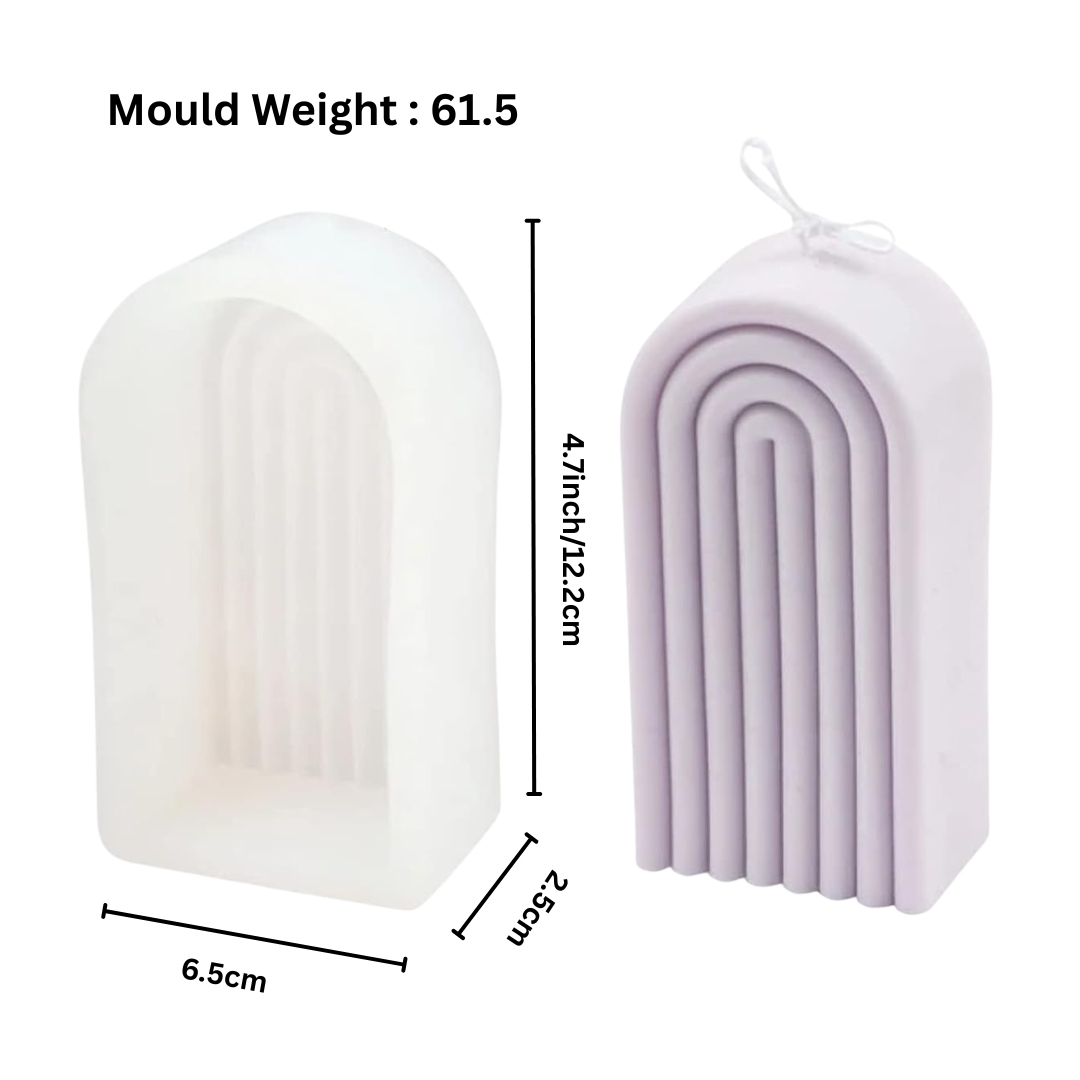 Silicon Mold Candle Rainbow - 200g MB Silicon Mold Candle Rainbow - 200g MB