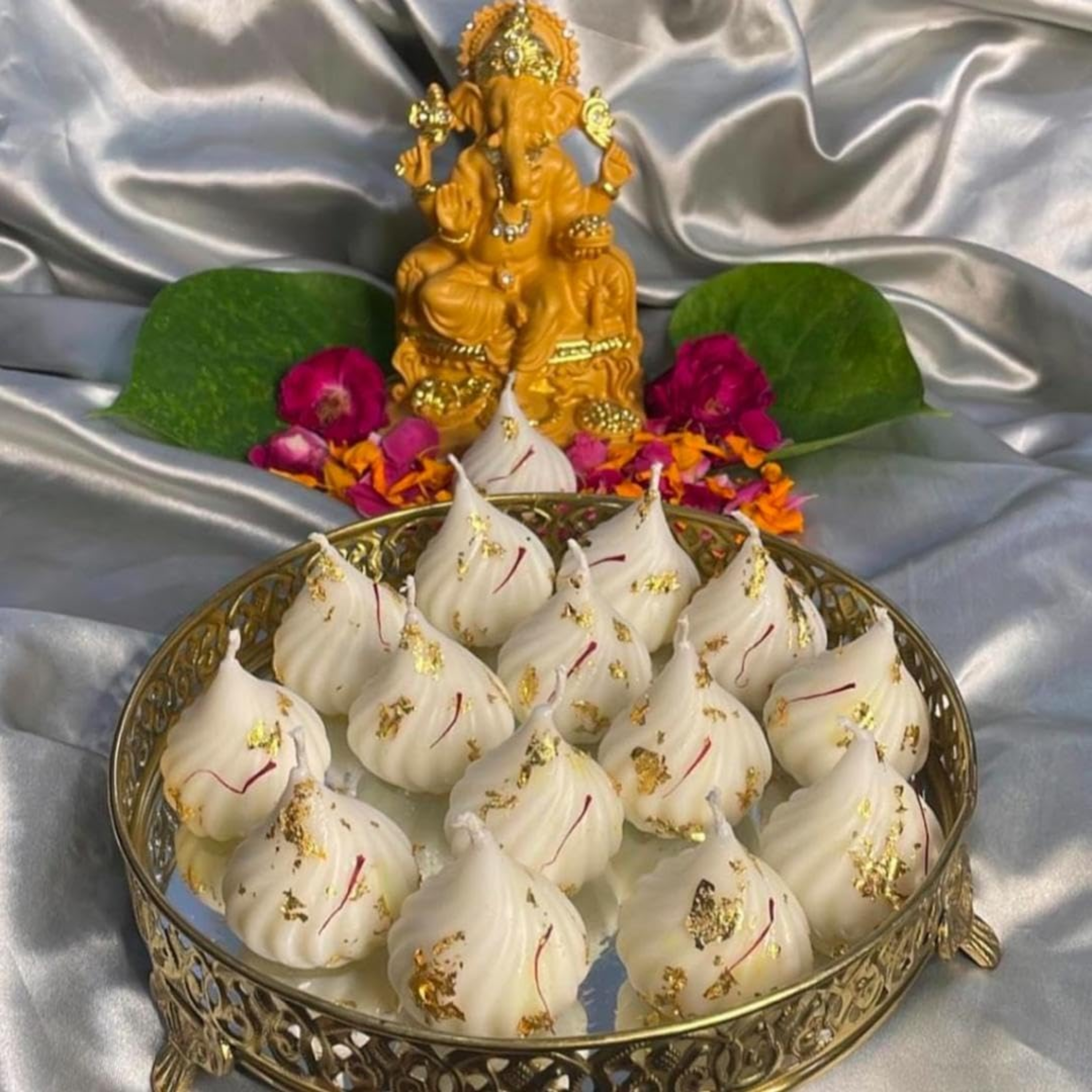 Silicon Mold Candle Modak - 15 Cavity