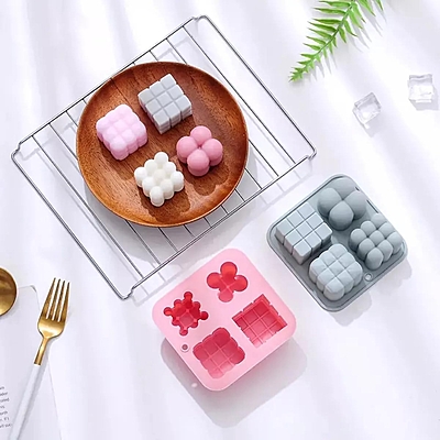 Silicon Mold CANDLE Bubble 4 Cavity