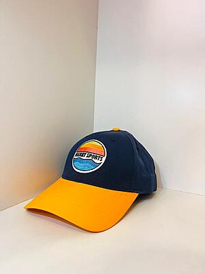 Mens Sports Cap yellow-navy