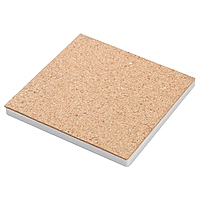 Sublimation Square Ceramic Coaster w/ Cork