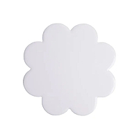 Sublimation Plum-shaped Ceramic Coaster w/ Cork