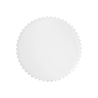 Round Gear Sublimation Blank Ceramic Mug Coaster with Cork