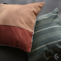 Cushion Cover - Parallel Hues Terracotta Cushion Cover - Parallel Hues Terracotta