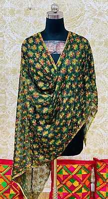 Chiffon Phulkari Dupatta-3