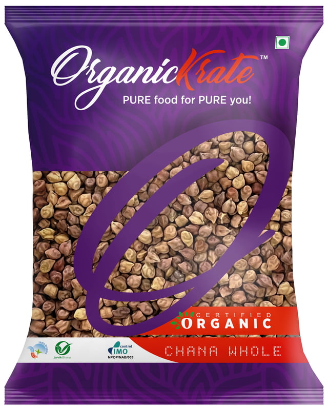 OrganicKrate Chana Whole - Organic OrganicKrate Chana Whole - Organic