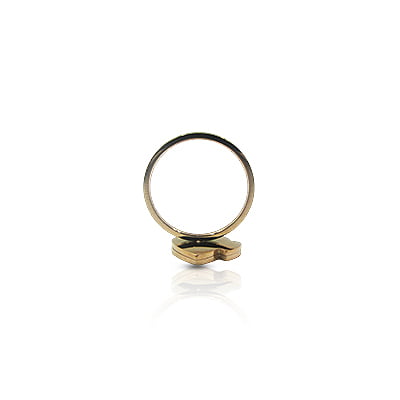 Anti-Tarnish Finger Ring - Couple Heart Anti-Tarnish Finger Ring - Couple Heart