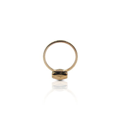 Anti-Tarnish Finger Ring - Hexagon Anti-Tarnish Finger Ring - Hexagon