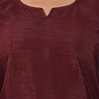 Maroon Patiala Style Farshi Suit Set with Kurta and Salwar