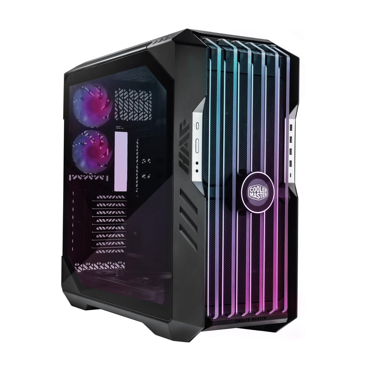 Cooler Master HAF 700 EVO E-ATX High Airflow PC Case with IRIS Customizable LCD
