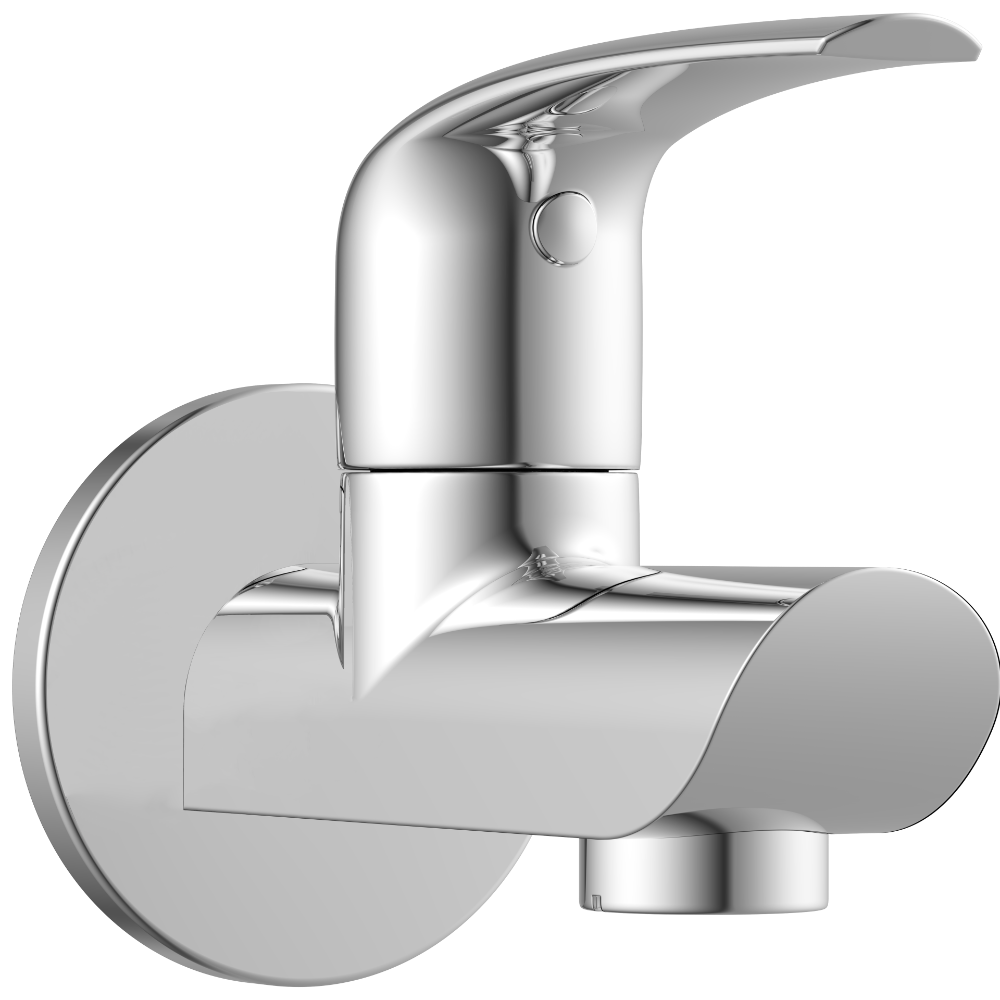 CM-2502 Bib Tap With Wall Flange