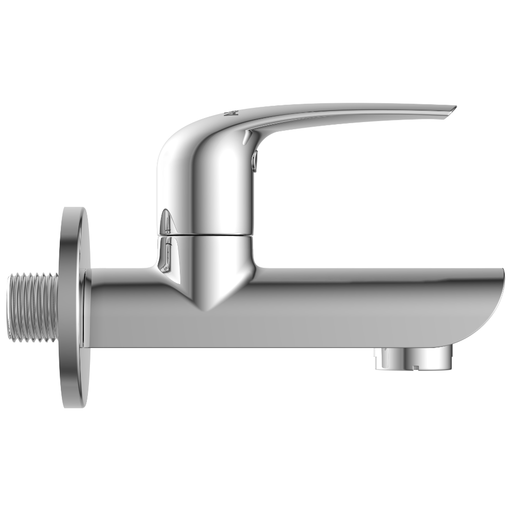 CM-2503 Long Nose Bib Tap With Wall Flange