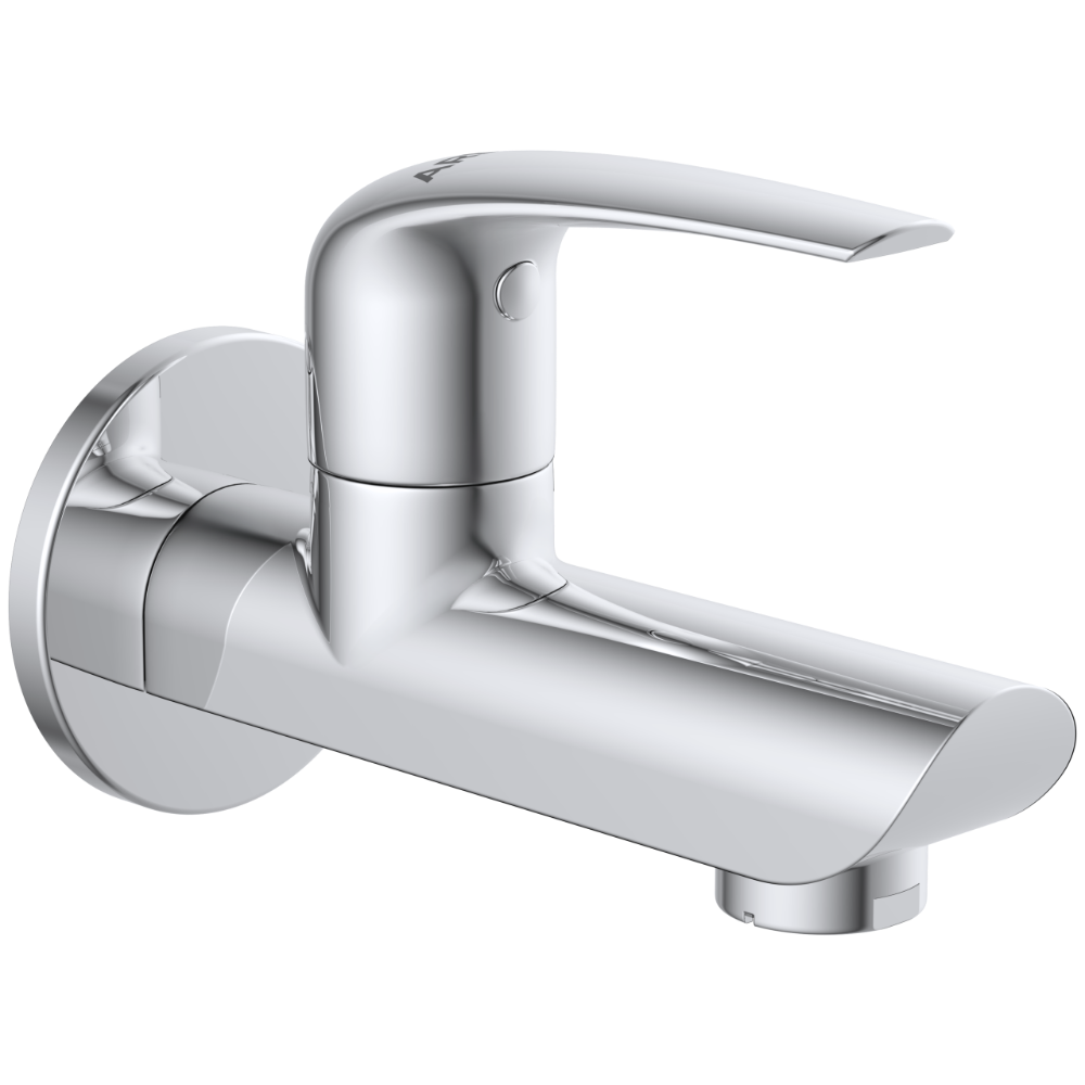 CM-2503 Long Nose Bib Tap With Wall Flange