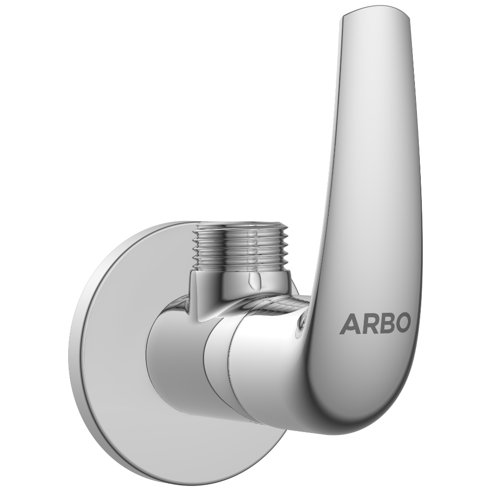 CM-2504 Angle Cock With Wall Flange