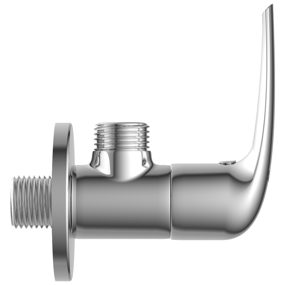 CM-2504 Angle Cock With Wall Flange