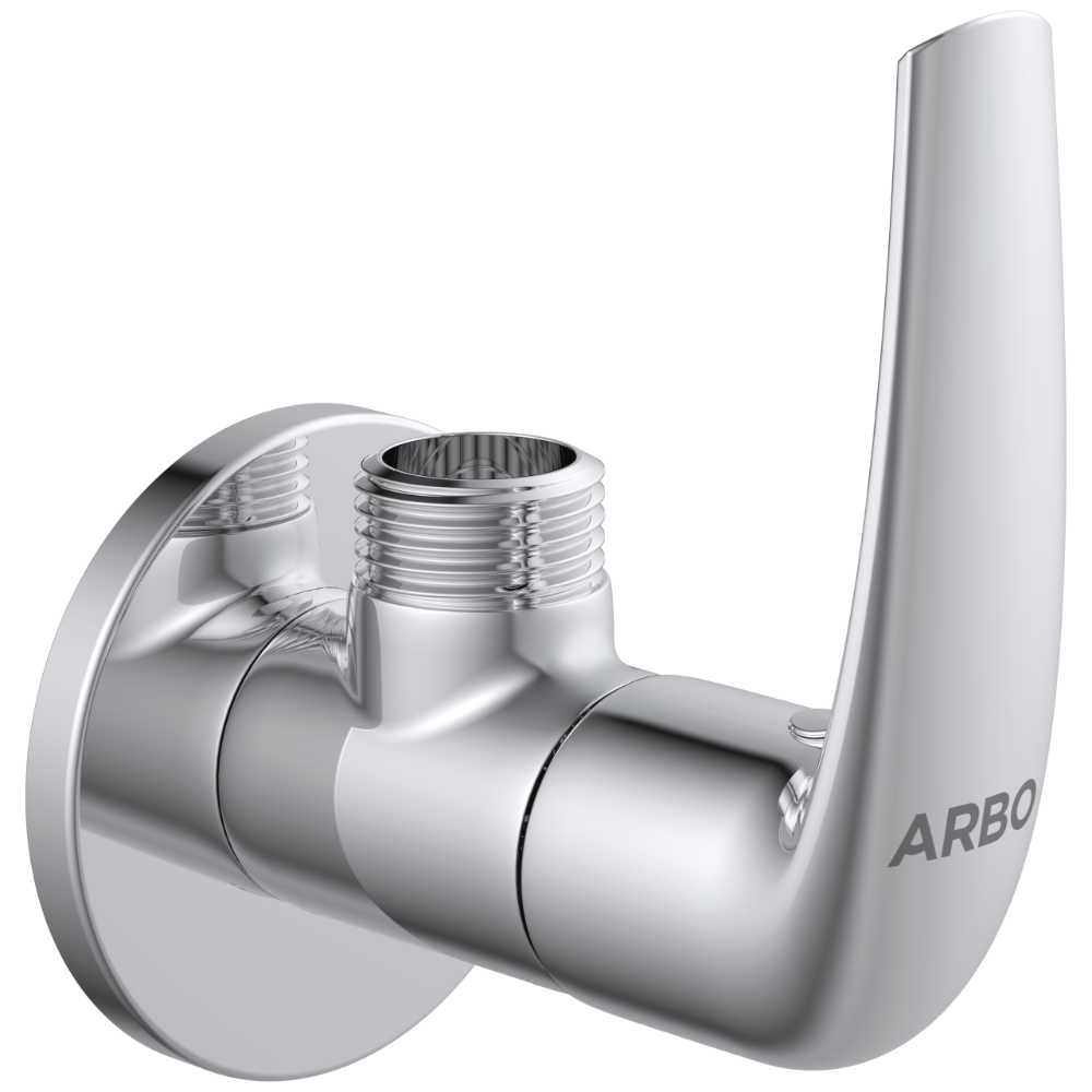 CM-2504 Angle Cock With Wall Flange