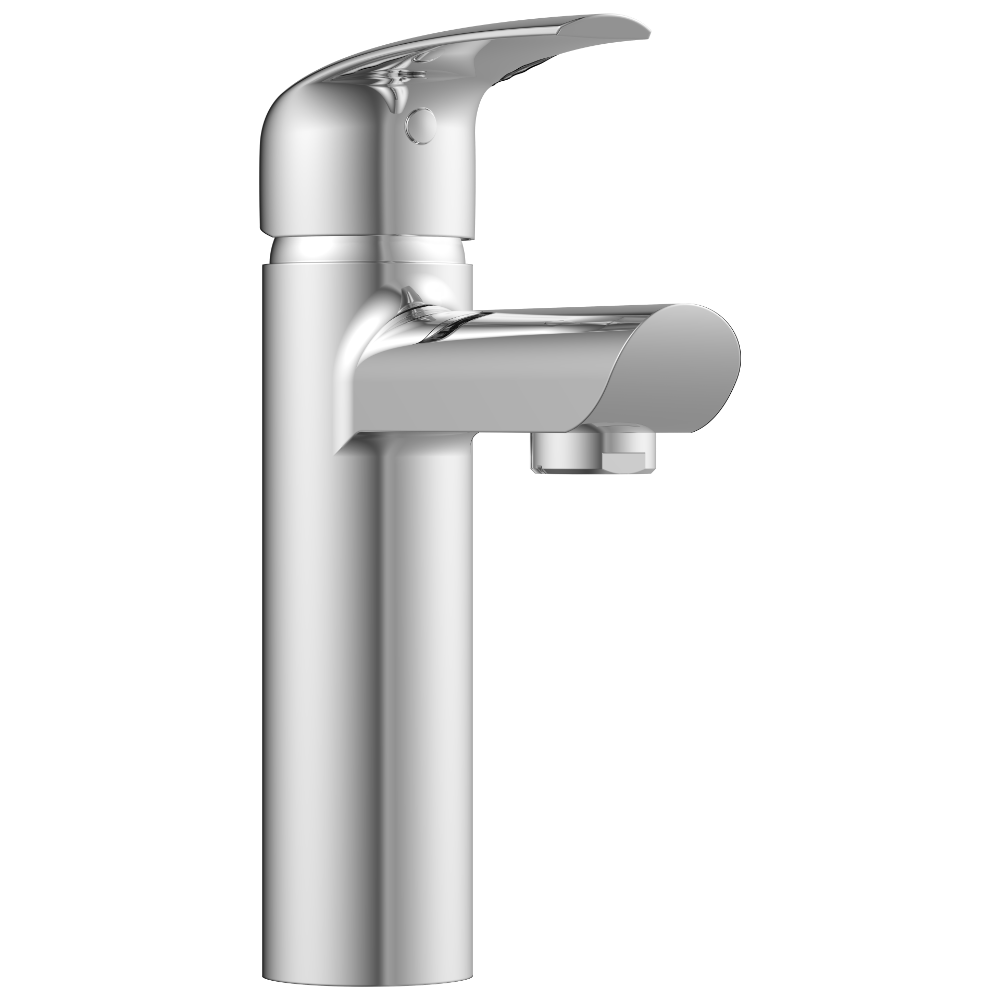 CM-2527 Single Lever Basin Mixer With Braided Hoses (Table Mounted Model)