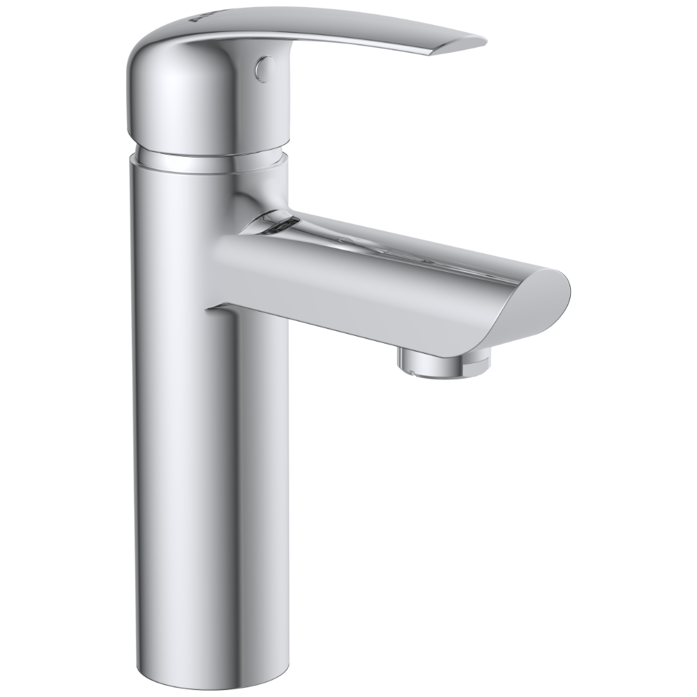 CM-2527 Single Lever Basin Mixer With Braided Hoses (Table Mounted Model)