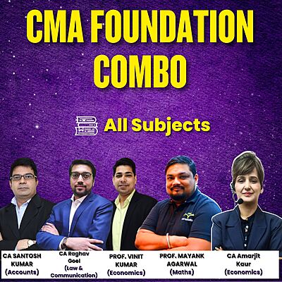 CMA Foundation Combo by COC Education - CA Santosh Kumar CA Raghav Goel Prof. Vinit Kumar Prof. Mayank Agarwal CA Amarjit Kaur