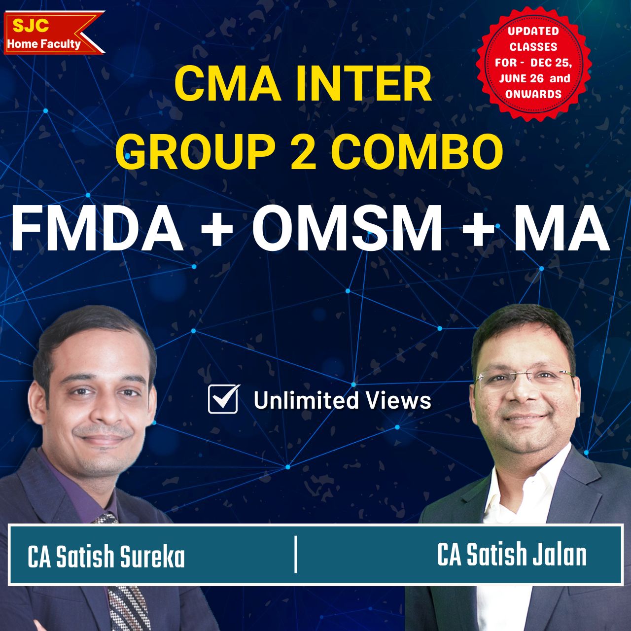 CMA Inter Group 2 Combo - FM DA + OM SM + MA by CA Satish Jalan & CA Satish Sureka CMA Inter Group 2 Combo - FM DA + OM SM + MA by CA Satish Jalan & CA Satish Sureka