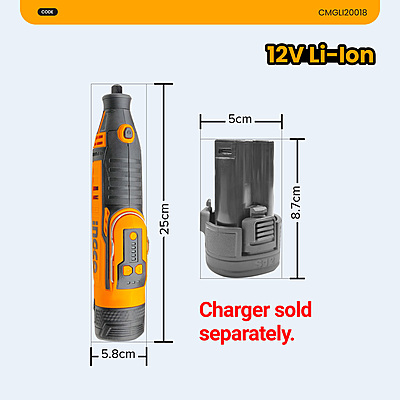 INGCO Lithium-Ion Cordless Grinder CMGLI20018 INGCO Lithium-Ion Cordless Grinder CMGLI20018