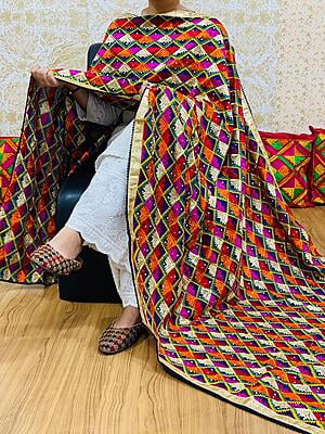 Chinon Phulkari Dupatta-3