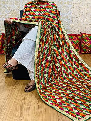 Chinon Phulkari Dupatta-8