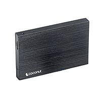 Coconut 2.5" USB 3.0 | SATA Casing | HDD Enclosure Case Cover for SATA | Aluminium Body | Laptop External Case - Black