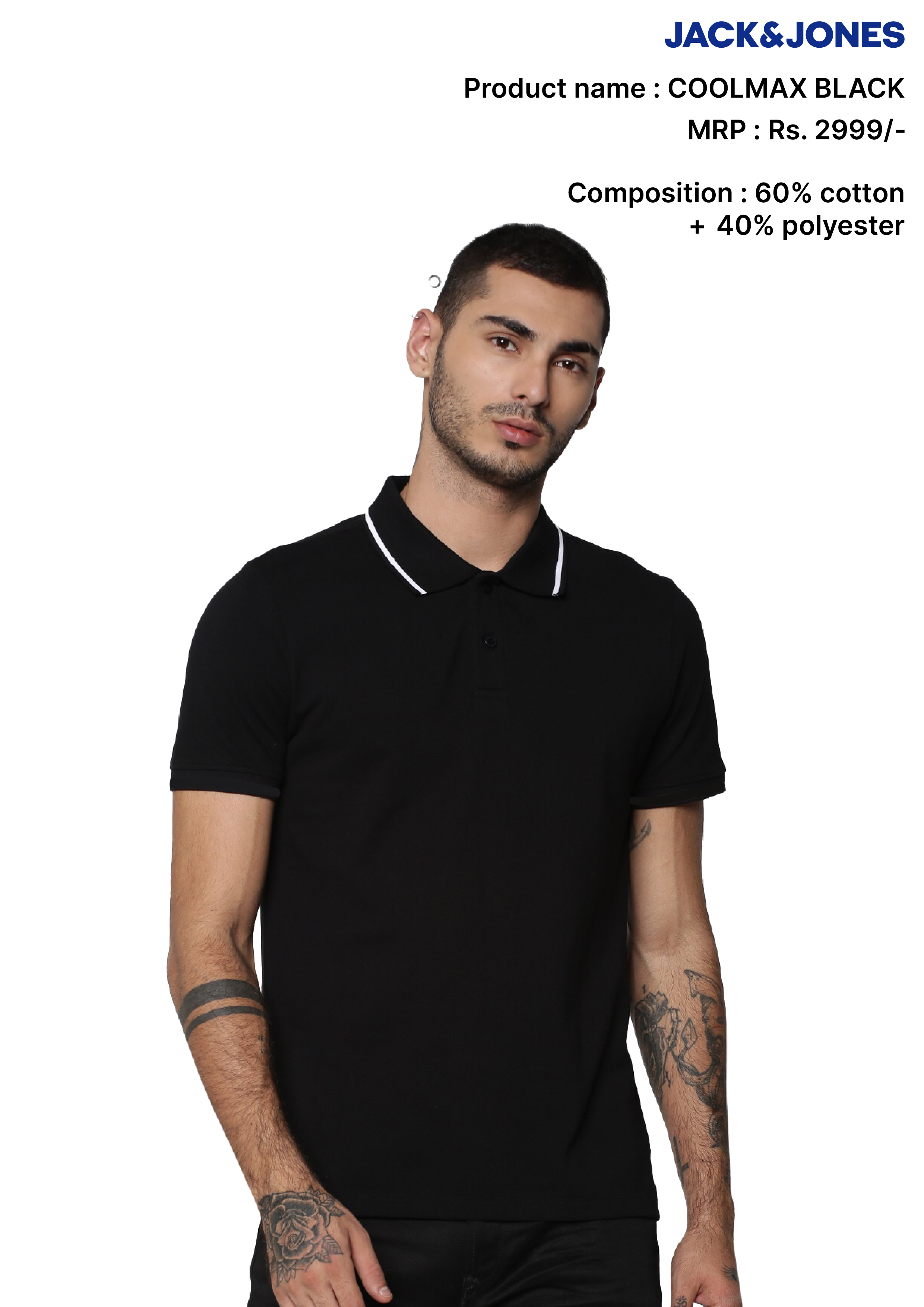 Jack & Jones Coolmax Polo T- Shirt Multicolor