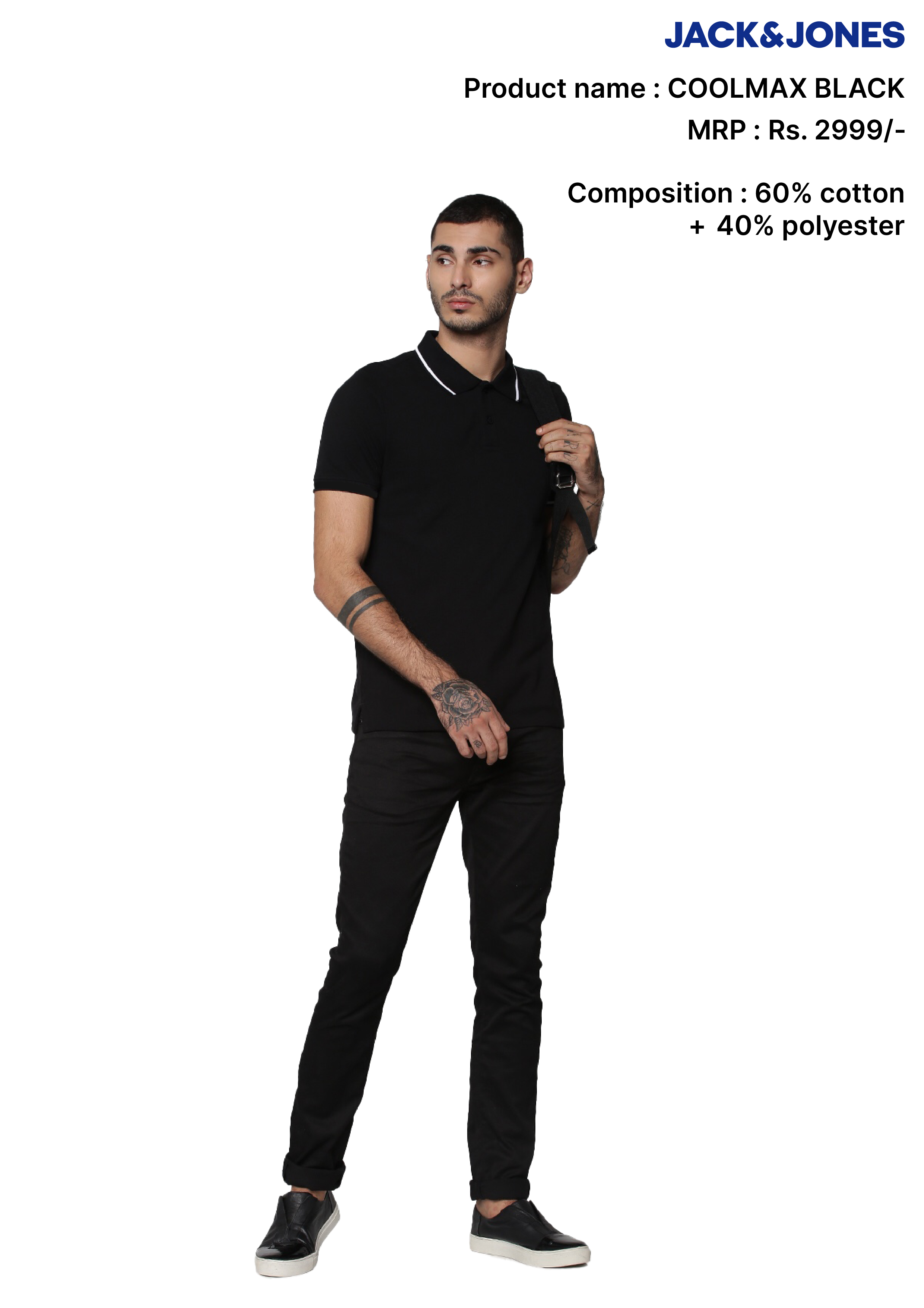 Jack & Jones Coolmax Polo T- Shirt Multicolor