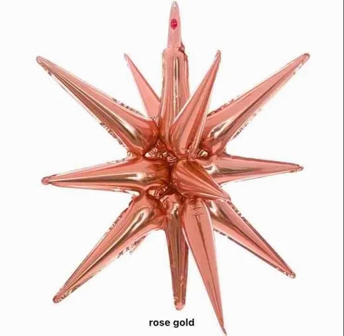 CORONA STAR | ROSE GOLD FOIL BALLOON | PACK OF 1 CORONA STAR | ROSE GOLD FOIL BALLOON | PACK OF 1