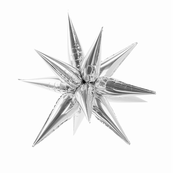 CORONA STAR | SILVER FOIL BALLOON | PACK OF 1 CORONA STAR | SILVER FOIL BALLOON | PACK OF 1