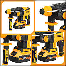 INGCO Lithium-Ion Cordless Rotary Hammer CRHLI202287