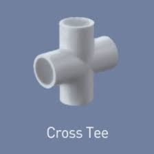 SKIPPER UPVC FITTINGS CROSS TEE 25MM