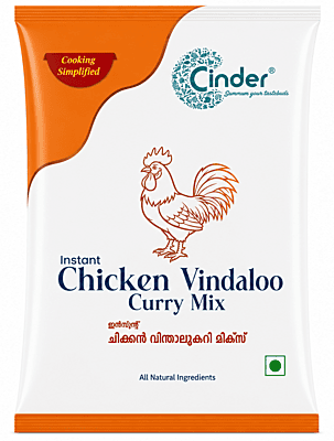 CINDER INSTANT CHICKEN VINDALOO CURRY MIX 76G CINDER INSTANT CHICKEN VINDALOO CURRY MIX 76G